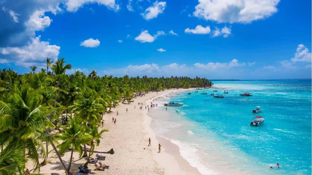 Santo Domingo: Katamaran-Tour zur Insel Saona mit Mittagessen und Bar — Guided tour and outdoor activity